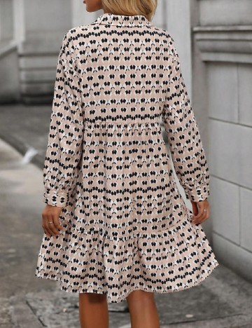Rochie scurta SHEIN, crem