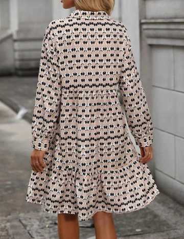 Rochie scurta SHEIN, crem