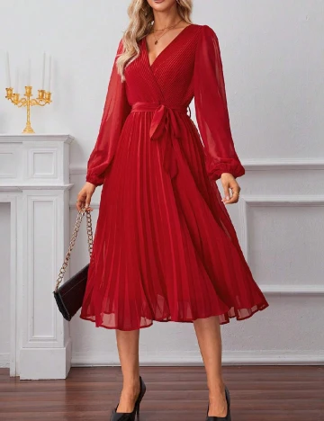 Rochie medie SHEIN, rosu Rosu