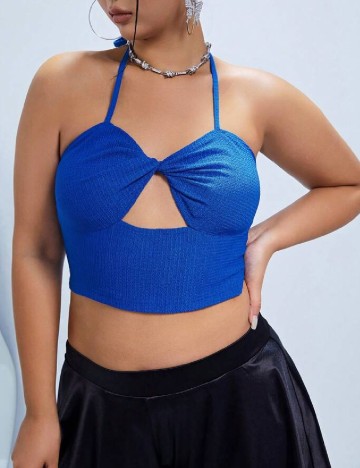 
						Top SHEIN CURVE, albastru