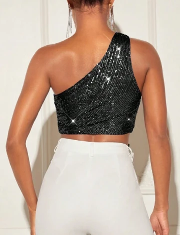 Top SHEIN, negru Negru