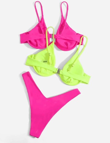 Costum de baie SHEIN, mix culori