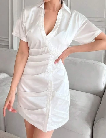 Rochie scurta SHEIN, alb