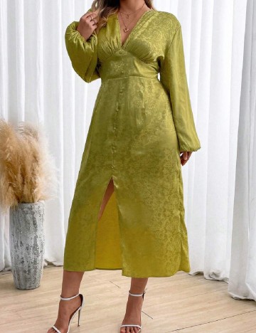 
						Rochie medie SHEIN CURVE, verde