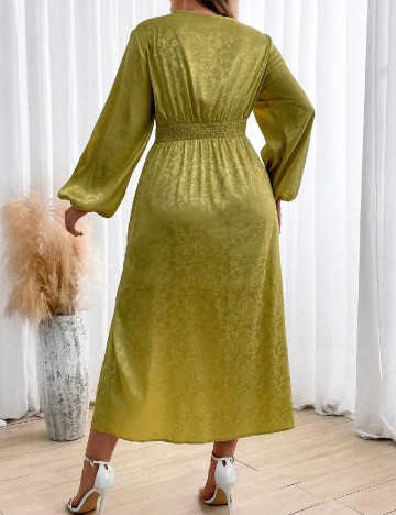 Rochie medie SHEIN CURVE, verde