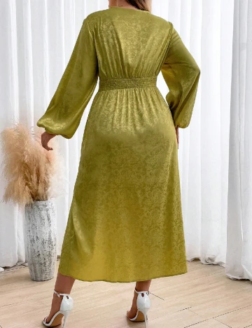 Rochie medie SHEIN CURVE, verde