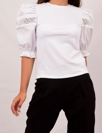 Bluza Only, alb, M