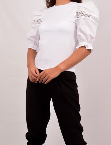 Bluza Only, alb, M