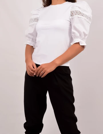 Bluza Only, alb, M