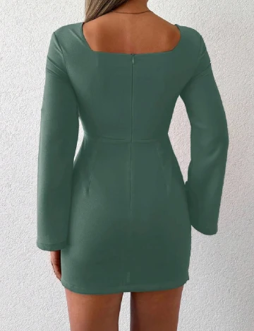 Rochie scurta SHEIN, verde