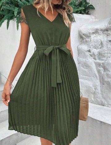 Rochie medie SHEIN, verde