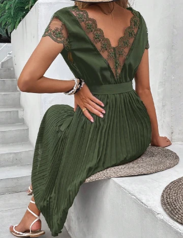 Rochie medie SHEIN, verde