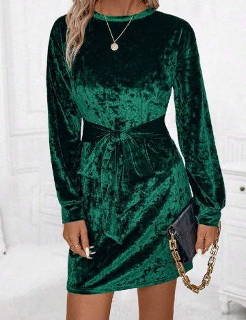 Rochie scurta SHEIN, verde