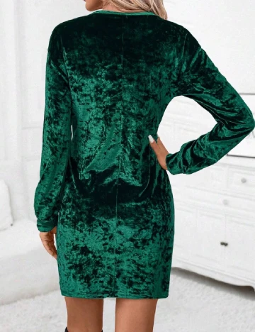 Rochie scurta SHEIN, verde