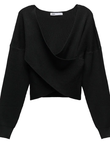 Pulover Zara, negru, M