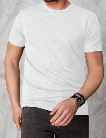 
						Tricou SHEIN, alb