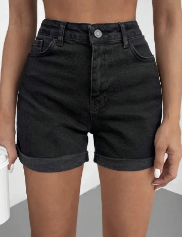 Pantaloni scurti SHEIN, negru