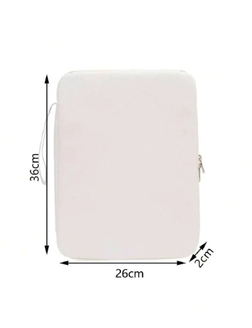 Husa laptop SHEIN, crem