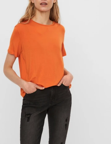 Tricou Vero Moda, portocaliu, S
