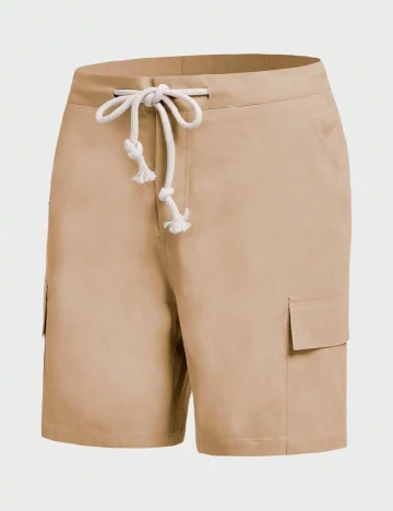 Pantaloni scurti SHEIN, crem