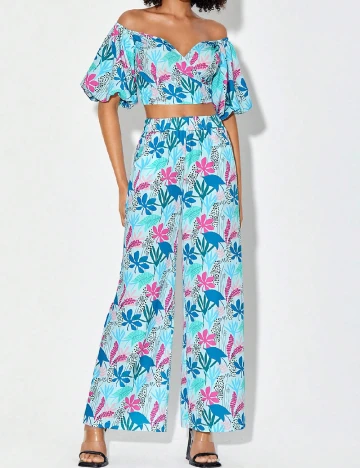 Pantaloni SHEIN, albastru