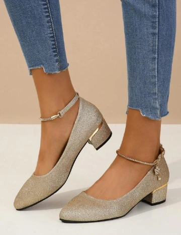 Pantofi SHEIN, auriu Galben