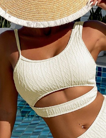 
						Sutien de baie SHEIN, crem