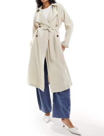 
						Trench ASOS, crem