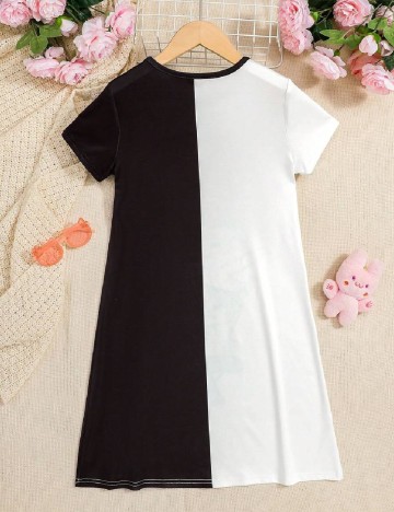 Rochie Shein Kids, alb/negru
