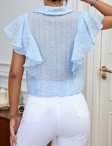 Top SHEIN, bleu