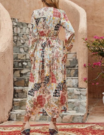 Rochie medie Anany, mix culori