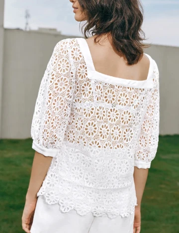 Top SHEIN, alb