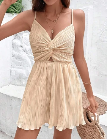 Salopeta SHEIN, crem