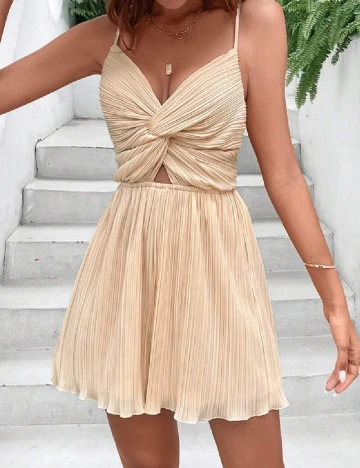 Salopeta SHEIN, crem