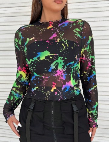 
						Bluza SHEIN CURVE, negru