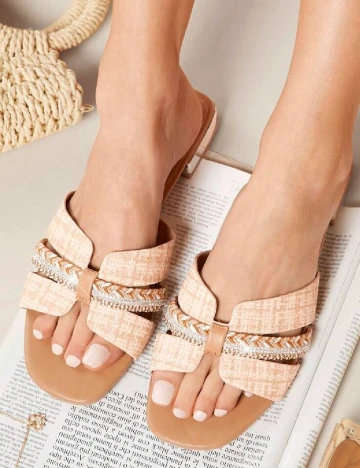 Slapi SHEIN, maro deschis