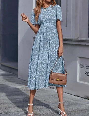 Rochie medie SHEIN, albastru Albastru