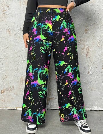 Pantaloni SHEIN CURVE, negru