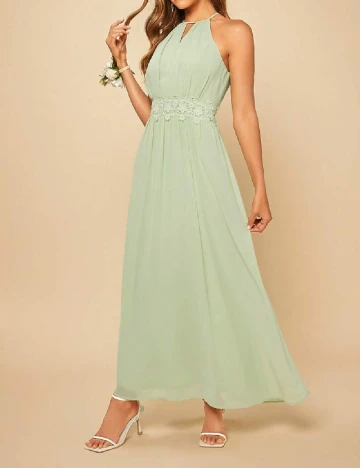 Rochie lunga SHEIN, verde Verde