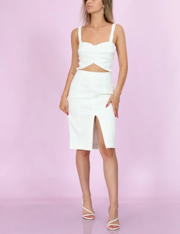 Rochie scurta Marciano Guess, alb