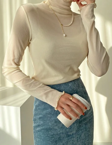 Bluza Dazy, crem