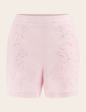 Pantaloni scurti Marciano Guess, roz pal