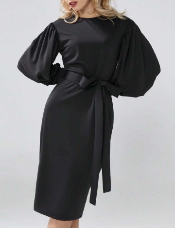 Rochie medie Ticosa, negru