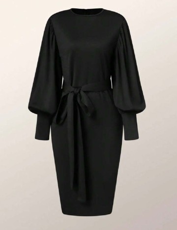 Rochie medie Ticosa, negru