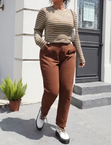 Top SHEIN CURVE, maro
