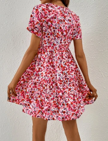 Rochie scurta SHEIN, floral Floral print