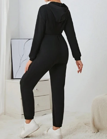 Salopeta SHEIN Maternity, negru