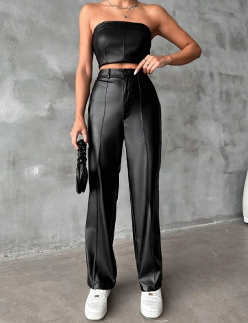 Pantaloni SHEIN, negru