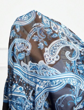 Rochie medie SHEIN CURVE, albastru