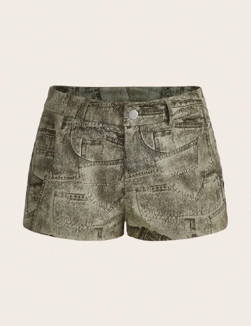 Pantaloni scurti Romwe, verde